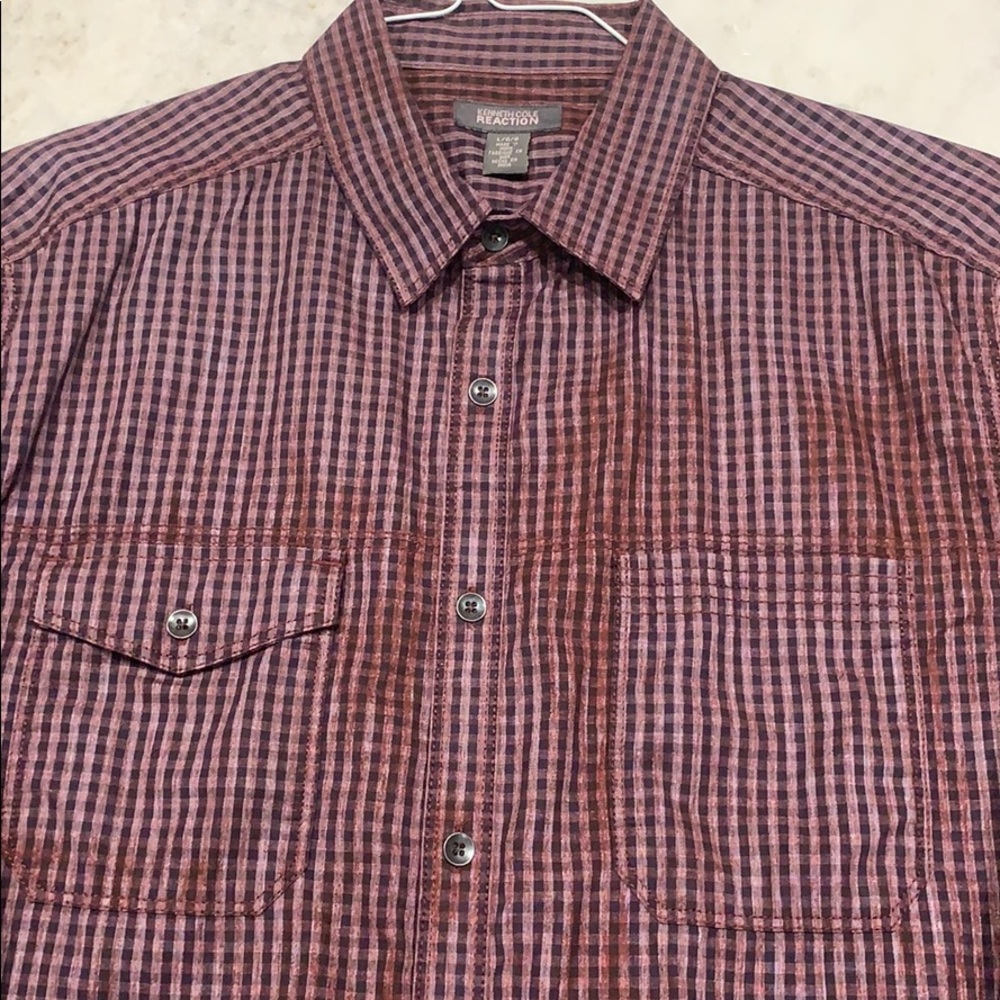 Kenneth Cole L casual long sleeve button down